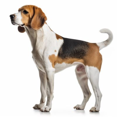 Full body image of a Beagle