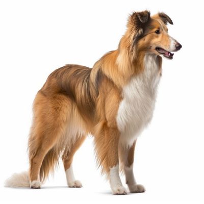 Full body image of a Collie