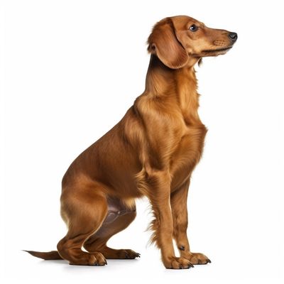 Full body image of a Dachshund