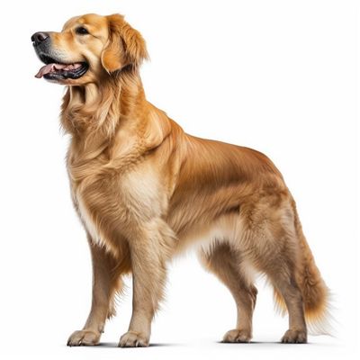 Full body image of a Golden Retriever