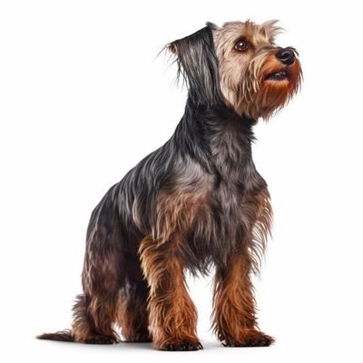 Full body image of a Yorkshire Terrier